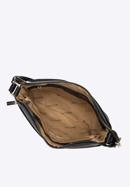 Dámská kabelka s přední kapsou, černá, 98-4Y-216-9, Obrázek 3