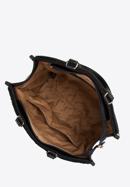 Dámská kabelka  s vložkami z ekologické kožešiny, černá, 97-4Y-505-9, Obrázek 3