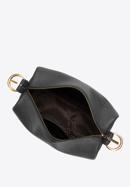 Dámská kožená kabelka, černá, 98-4E-207-6, Obrázek 5