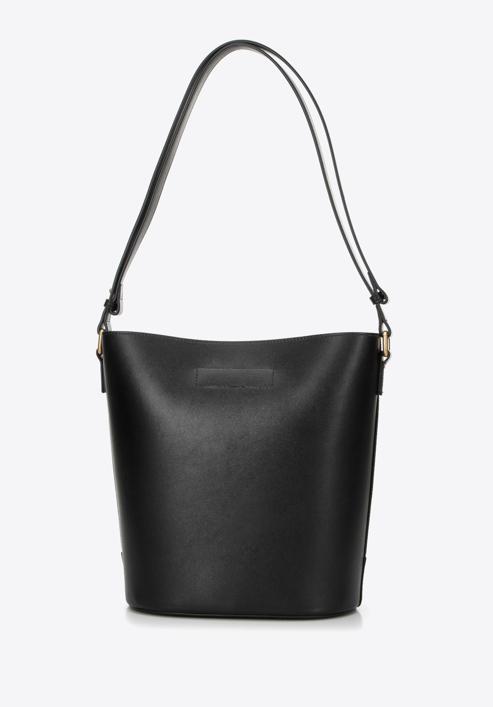 Dámská kožená kabelka s pouzdrem, černá, 98-4E-200-1, Obrázek 2