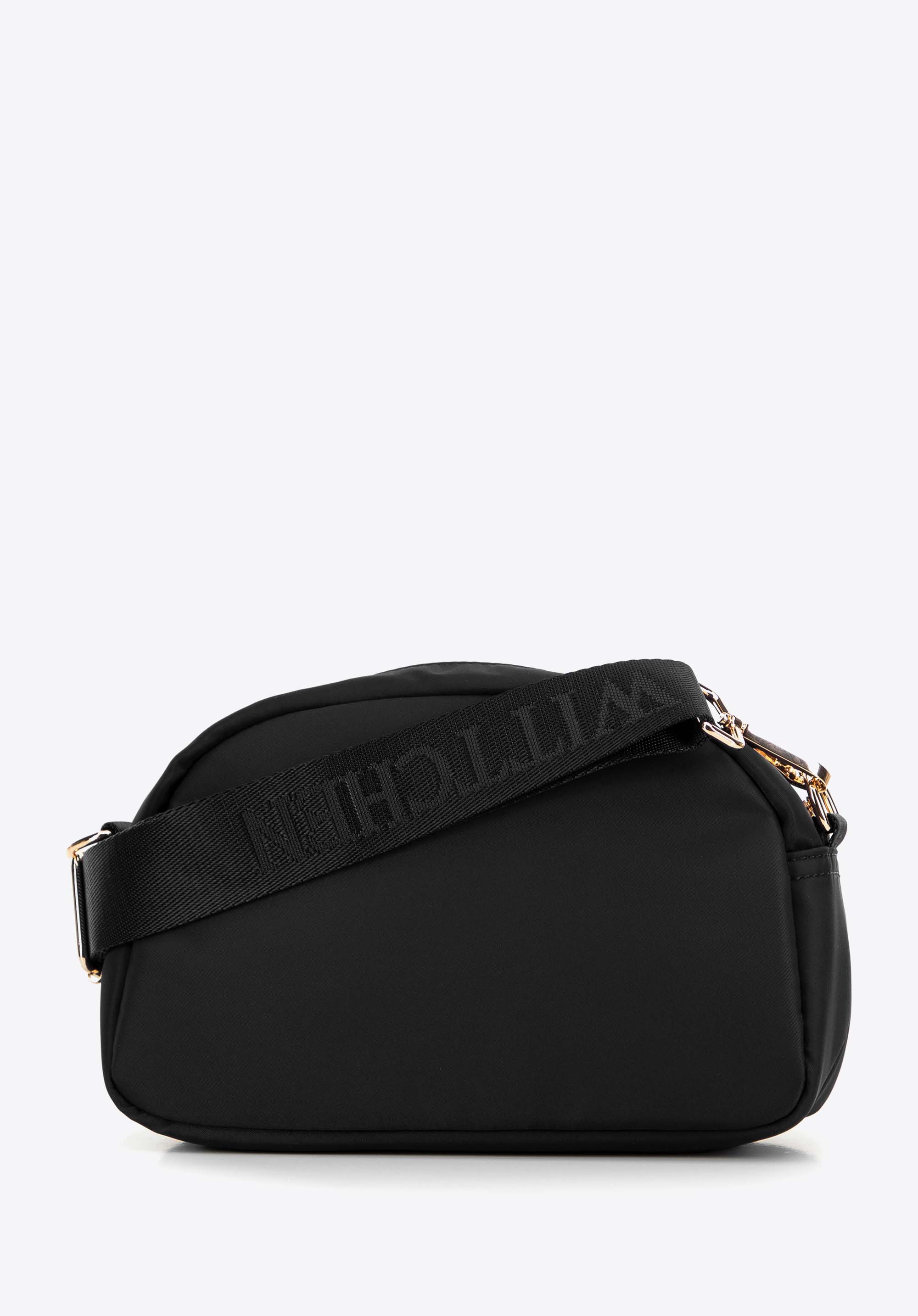 Dámská nylonová crossbody kabelka, černá, 29-4P-204-10, Obrázek 1
