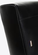 Dámská trapézová kabelka s uchem, černá, 97-4Y-511-0, Obrázek 5