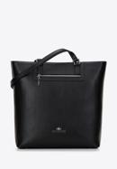 Dámská velká kožená nákupní taška, černá, 29-4E-018-N, Obrázek 1