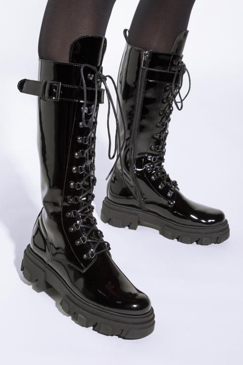 Dámské boty, černá, 95-D-800-1L-38, Obrázek 15