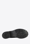 Dámské semišové boty s drážkovanou podrážkou, černá, 97-D-305-1Z-37, Obrázek 5