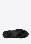 Dámské semišové kotníkové boty se silnou podrážkou, černá, 97-D-308-4-37, Obrázek 5