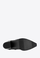 Dámské vysoké lakované kovbojské boty, černá, 97-D-509-3-38, Obrázek 5