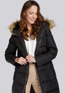 Dámský kabát, černá, 93-9D-400-1-XL, Obrázek 2