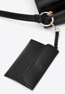 Dvoukomorová dámská kabelka z ekologické kůže s pouzdrem, černá, 97-4Y-239-7, Obrázek 6