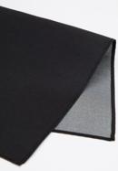 Jednobarevný hedvábný kapesníček, černá, 96-7P-001-5, Obrázek 5