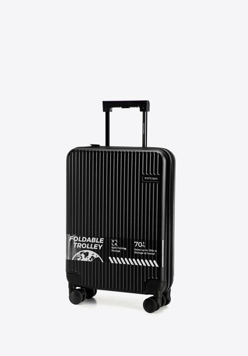 Kabinové zavazadlo s polykarbonátů, černá, 56-3P-401-01, Obrázek 10