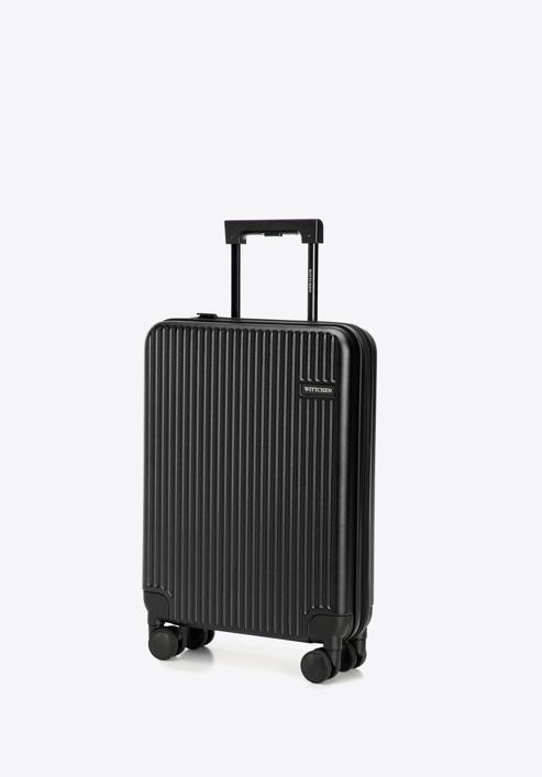 Kabinové zavazadlo s polykarbonátů, černá, 56-3P-401-01, Obrázek 4