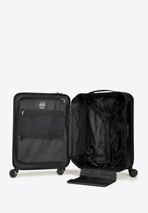Kabinové zavazadlo s polykarbonátů, černá, 56-3P-401-10, Obrázek 7