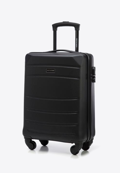 Kabinový cestovní kufr, černá, 56-3A-651-01, Obrázek 4