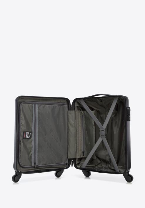 Kabinový cestovní kufr, černá, 56-3A-651-01, Obrázek 5