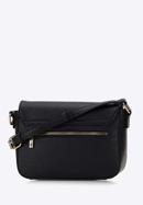 Klasická malá dámská kabelka z ekologické kůže, černá, 98-4Y-215-9, Obrázek 2