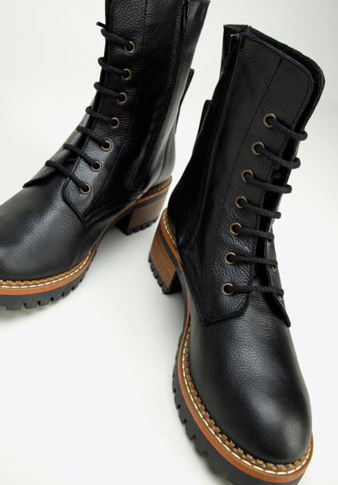 Klasické dámské kožené boty, černá, 97-D-304-1-35, Obrázek 7