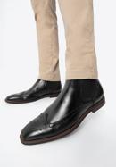 Klasické pánské kožené boty, černá, 97-M-506-1-43, Obrázek 15