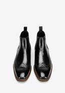 Klasické pánské kožené boty, černá, 97-M-506-3-45, Obrázek 3