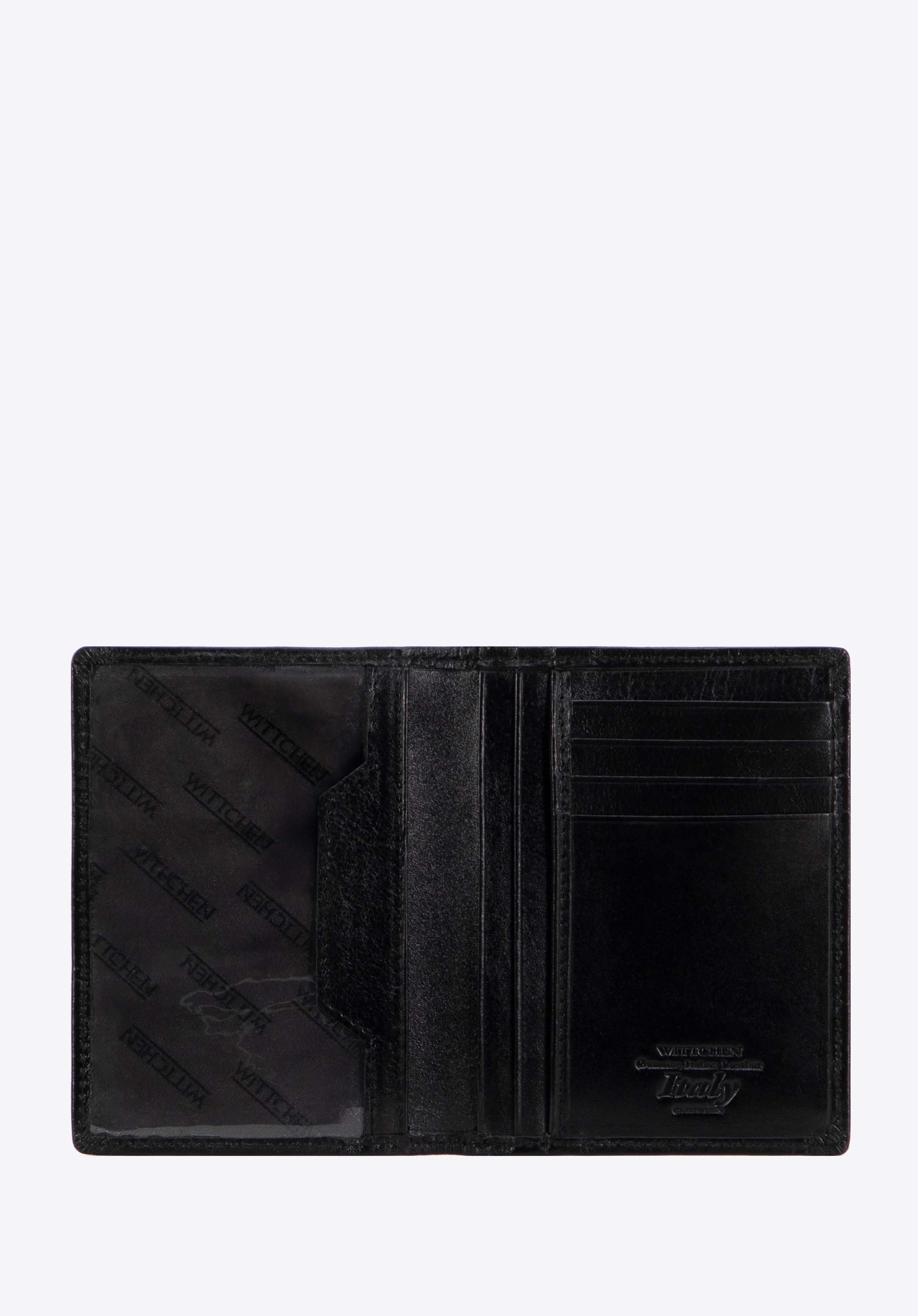 Kožené pouzdro na dokumenty s kapsou na registrační kartu auta, černá, 21-2-174-L10, Obrázek 1