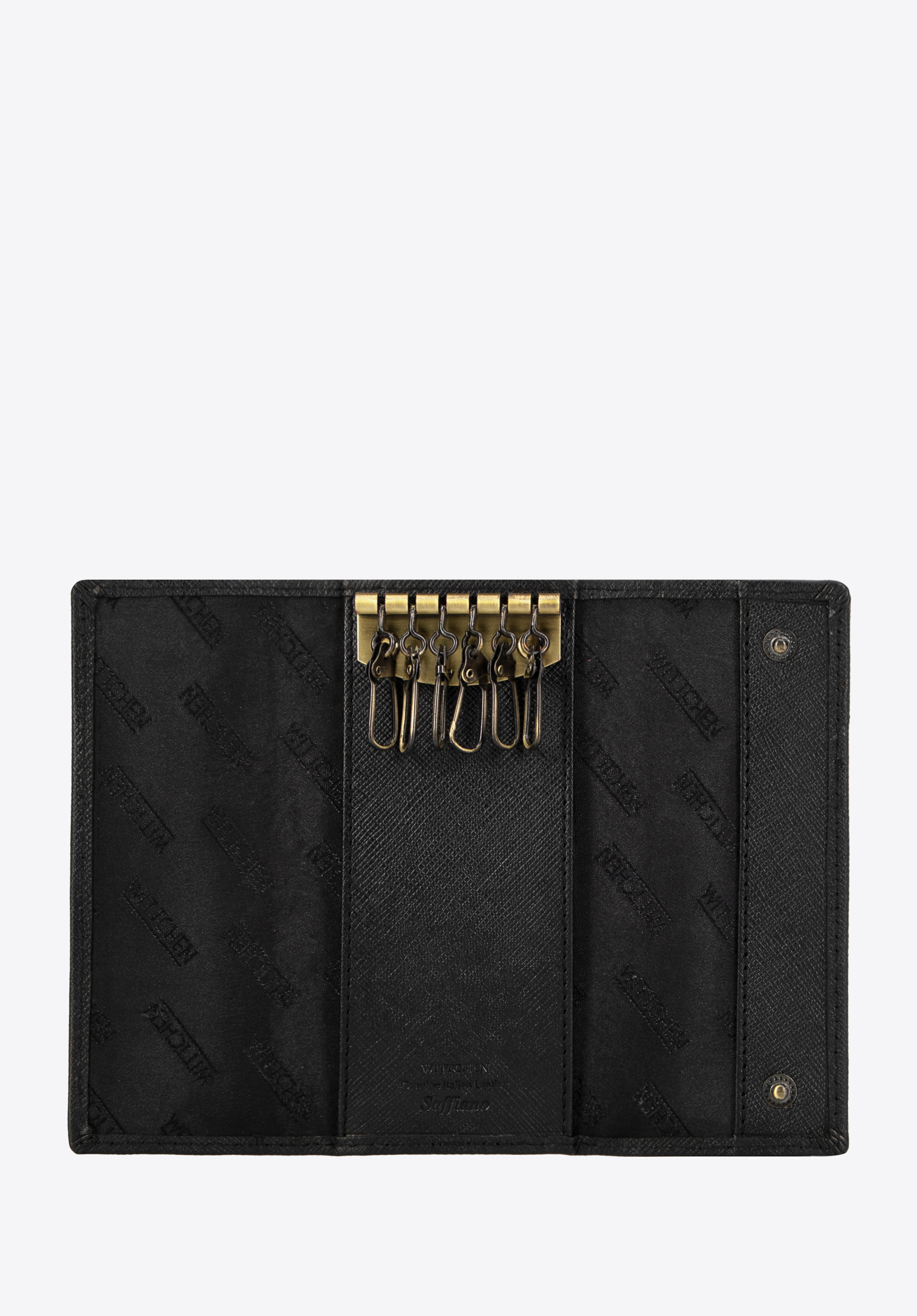 Kožené pouzdro na klíče, černá, 14-2S-013-L1E, Obrázek 1