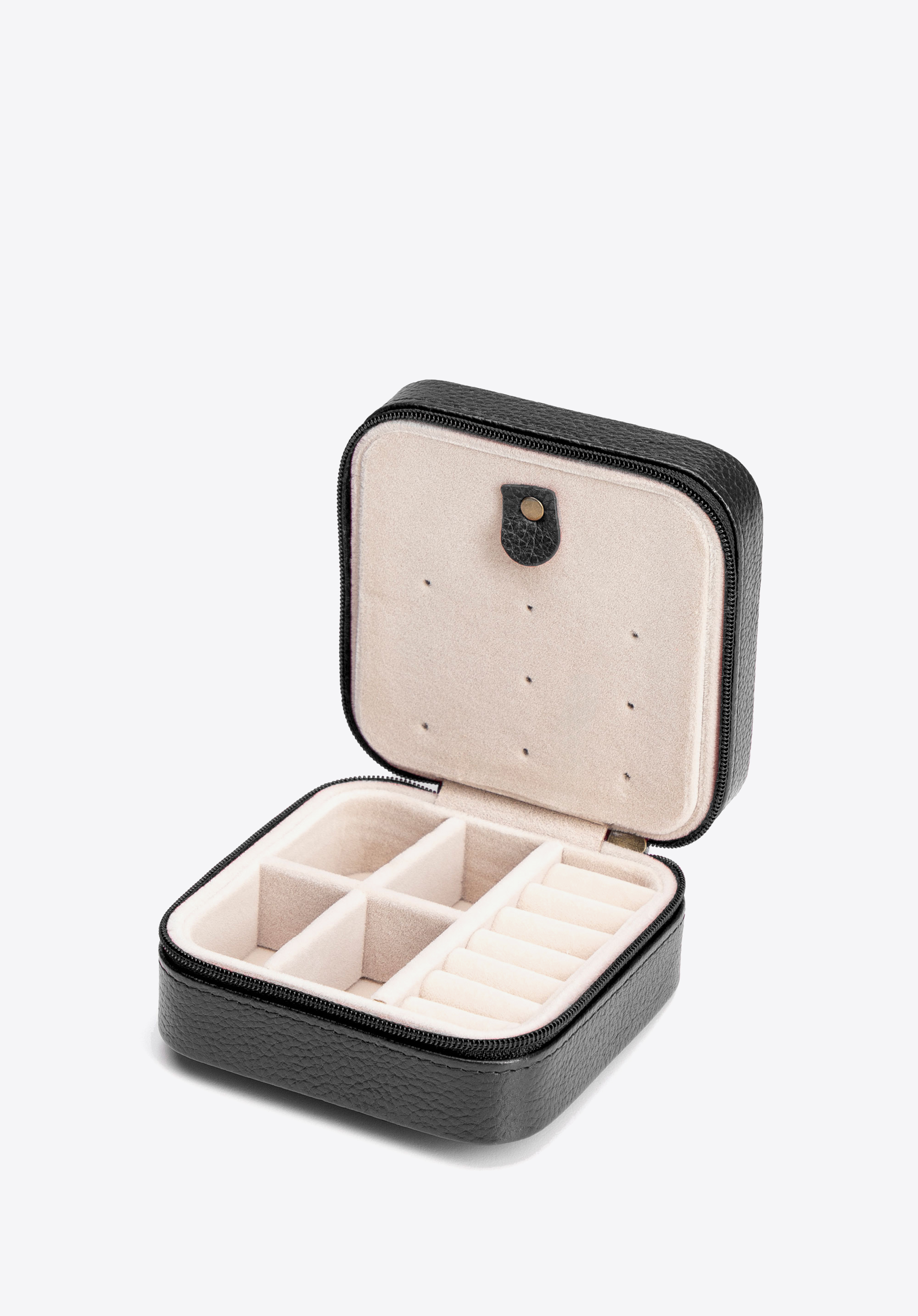 Kožené pouzdro na šperky, černá, 21-2-300-1, Obrázek 1