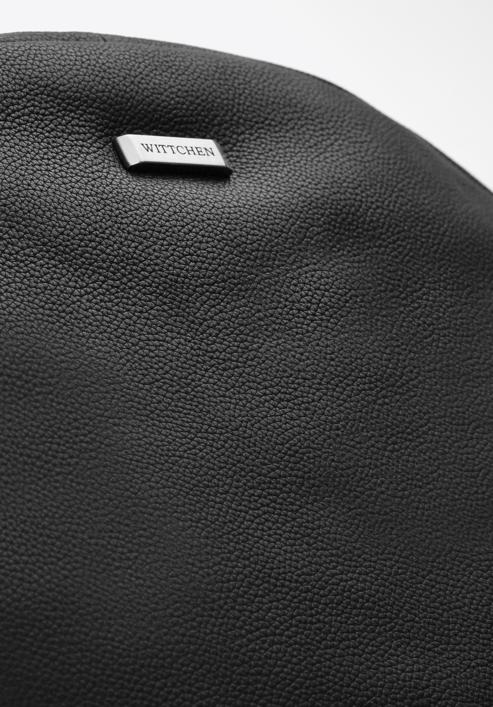Kožený batoh na 17" notebook, černá, 97-3U-007-5, Obrázek 4