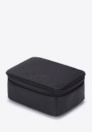 Kožený mini kosmetický kufřík, černá, 98-2-003-13, Obrázek 2