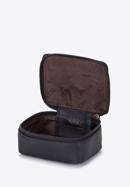 Kožený mini kosmetický kufřík, černá, 98-2-003-13, Obrázek 3
