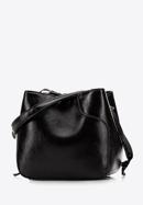 Malá dámská kabelka z lesklé ekologické kůže, černá, 98-4Y-004-1, Obrázek 3