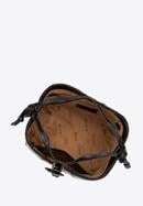 Malá dámská kabelka z lesklé ekologické kůže, černá, 98-4Y-004-1, Obrázek 4