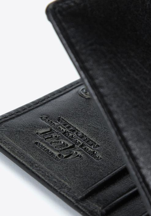 Malá dámská kožená peněženka, černá, 21-1-065-L10, Obrázek 6