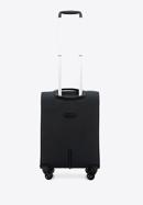 Malý měkký kufr s lesklým zipem na přední straně, černá, 56-3S-851-86, Obrázek 3