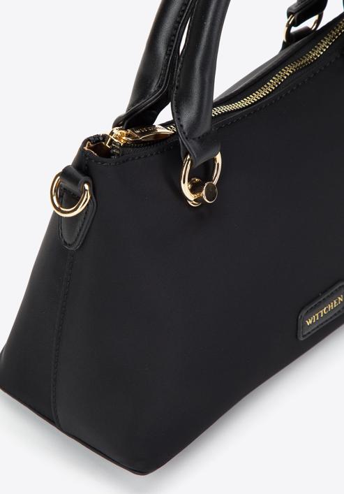 Nylonová mini kabelka s pouzdrem, černá, 97-4Y-107-1, Obrázek 5