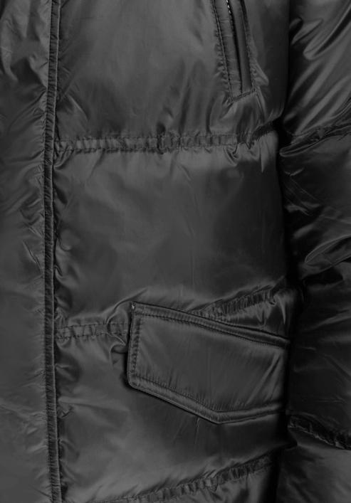 Pánská bunda, černá, 87-9D-452-8-2XL, Obrázek 6