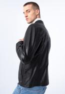 Pánská kožená bunda, černá, 97-09-851-1-3XL, Obrázek 17