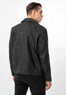 Pánská kožená bunda, černá, 97-09-254-1-S, Obrázek 5