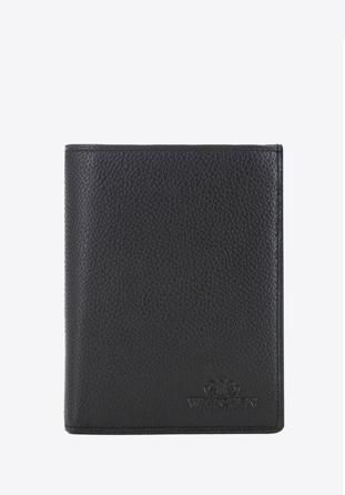 Pánská kožená peněženka, černá, 02-1-265-1L, Obrázek 1