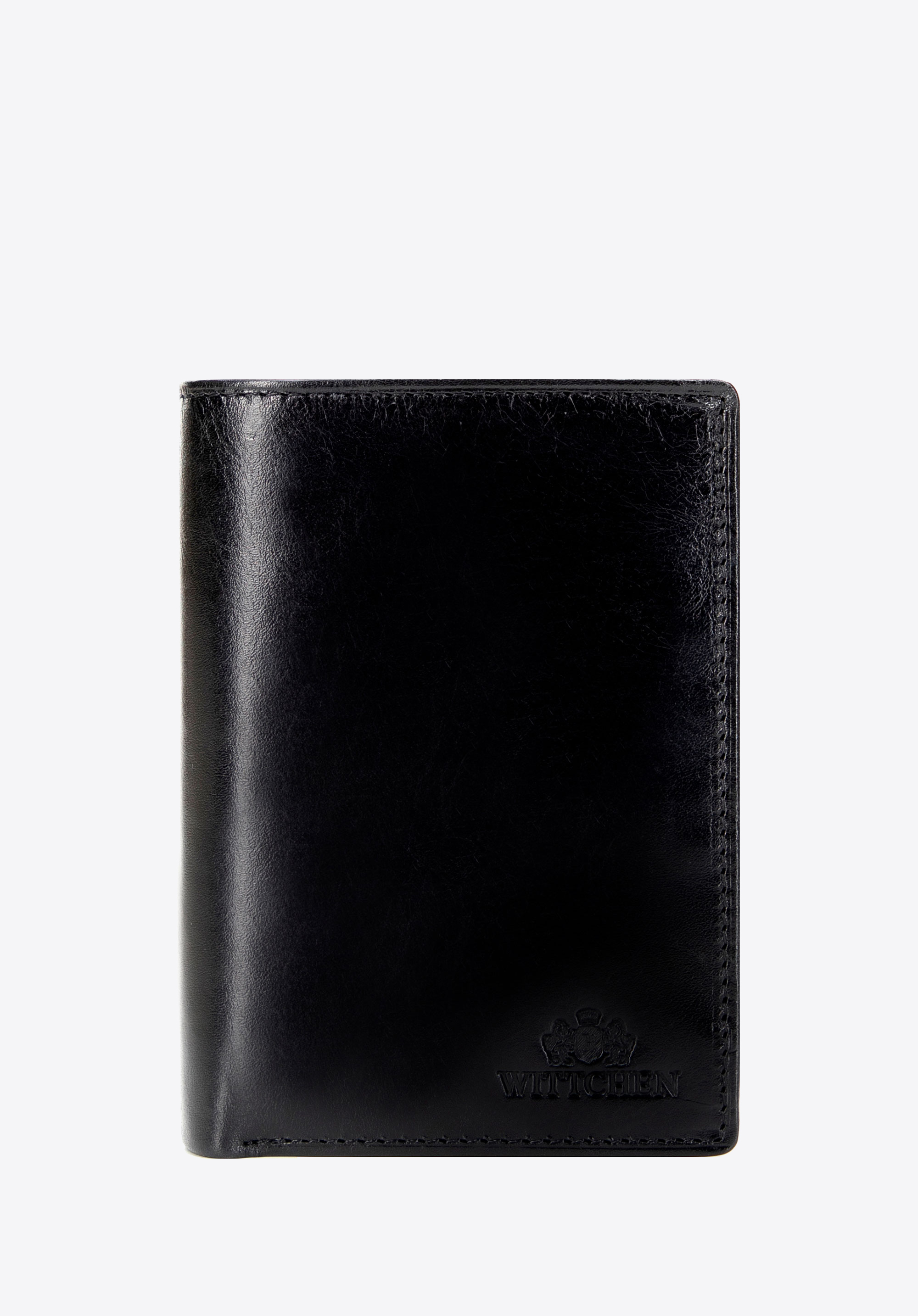 Pánská kožená peněženka s dvojitým skládáním, černá, 21-1-008-L10, Obrázek 1