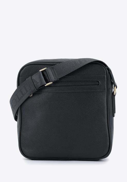 Pánská kožená taška, černá, 95-4U-101-4, Obrázek 2