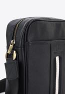 Pánská kožená taška, černá, 95-4U-101-1, Obrázek 4