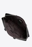 Pánská kožená taška na notebook 13”/14”, černá, 97-3U-009-4, Obrázek 3