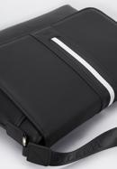 Pánská kožená taška na notebook 15,6", černá, 95-3U-103-1, Obrázek 4