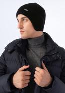 Pánská zimní čepice s ochranou uší, černá, 97-HF-012-8, Obrázek 15