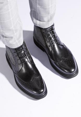 Panské boty, černá, 95-M-502-1-42, Obrázek 1
