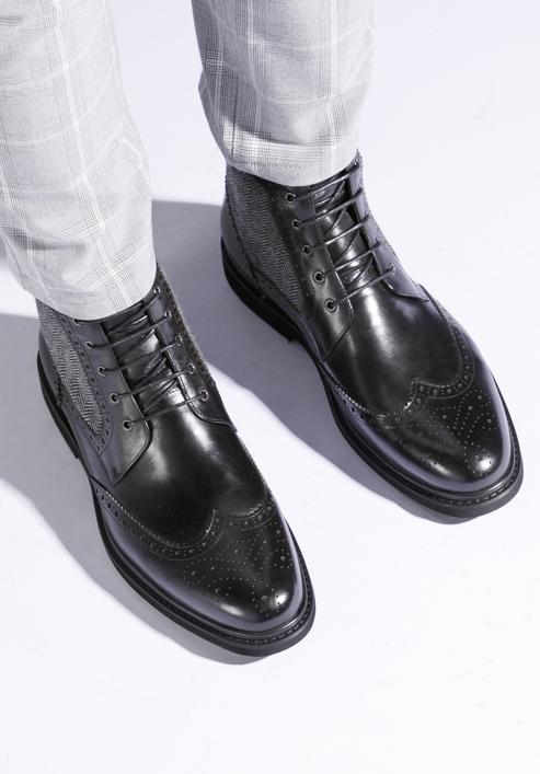 Panské boty, černá, 95-M-502-4-40, Obrázek 15