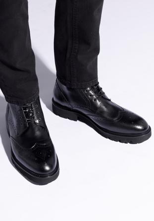 Panské boty, černá, 95-M-701-1-41, Obrázek 1