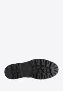 Pánské kožené boty s ozdobným lemováním, černá, 97-M-516-4-44, Obrázek 6