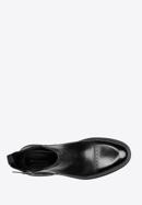 Pánské kožené boty s přezkou, černá, 97-M-511-1-40, Obrázek 5