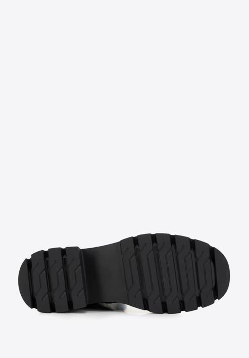 Pánské kožené boty se silnou podrážkou, černá, 97-M-510-1-44, Obrázek 5